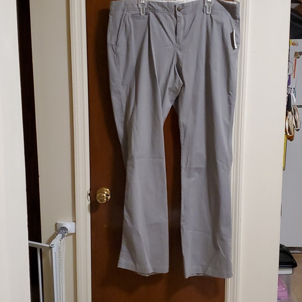 Grey trouser pants